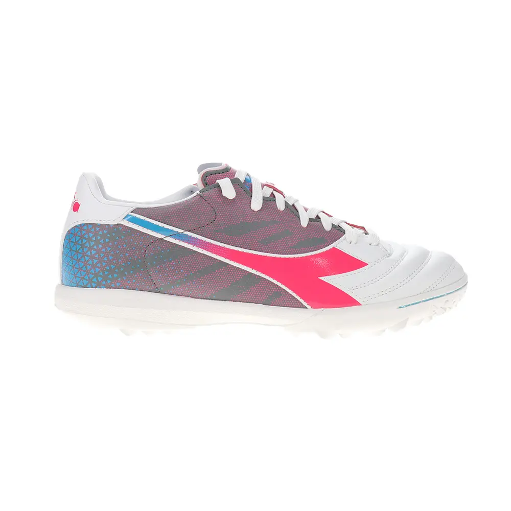 diadora Mens Brasil Elite Veloce Gr Tfr Turf Soccer Cleats - Pink, White diadora Mens Brasil Elite Veloce Gr Tfr Turf Soccer Cleats - Pink, White