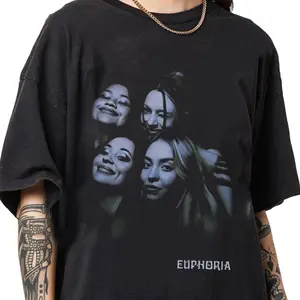 Euphoria Stylish Unisex T-Shirt with Dramatic Art 9RG