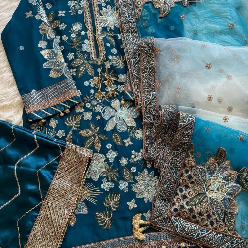 Luxury Embroidered Chiffon Suit Collec