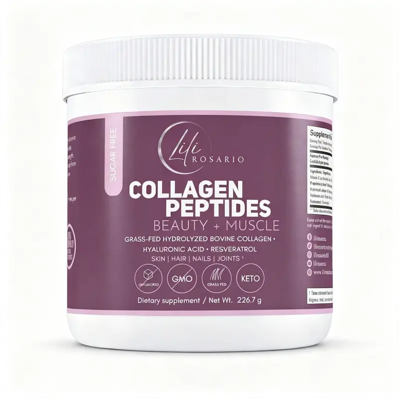 LILI ROSARIO COLLAGEN PEPTIDES | BEAUTY + MUSCLE | 226.7 G