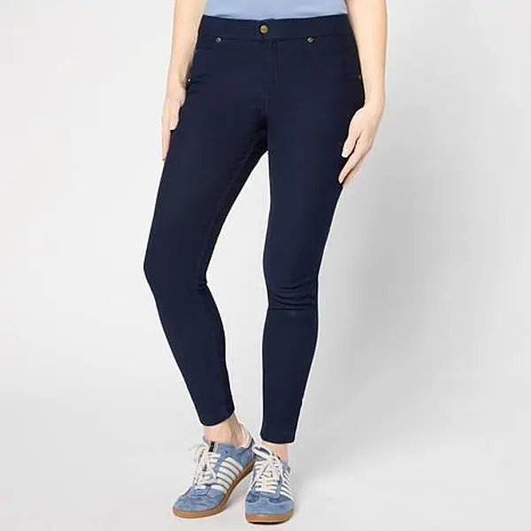 Hue Fleece-Lined Denim Legging