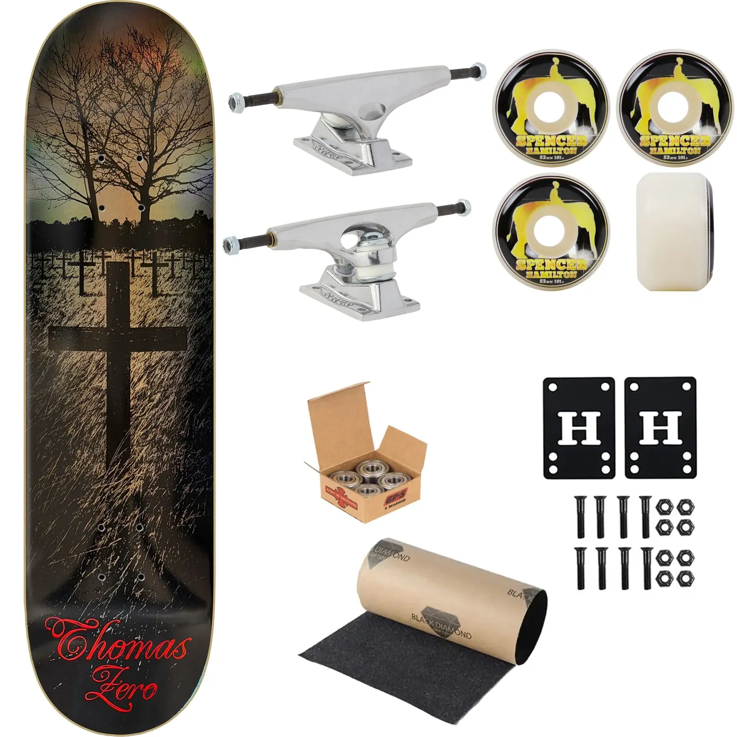 Zero Premium Complete Skateboard Jamie Thomas Life and Death 8.25" Ft. Krux/Satori/Independent