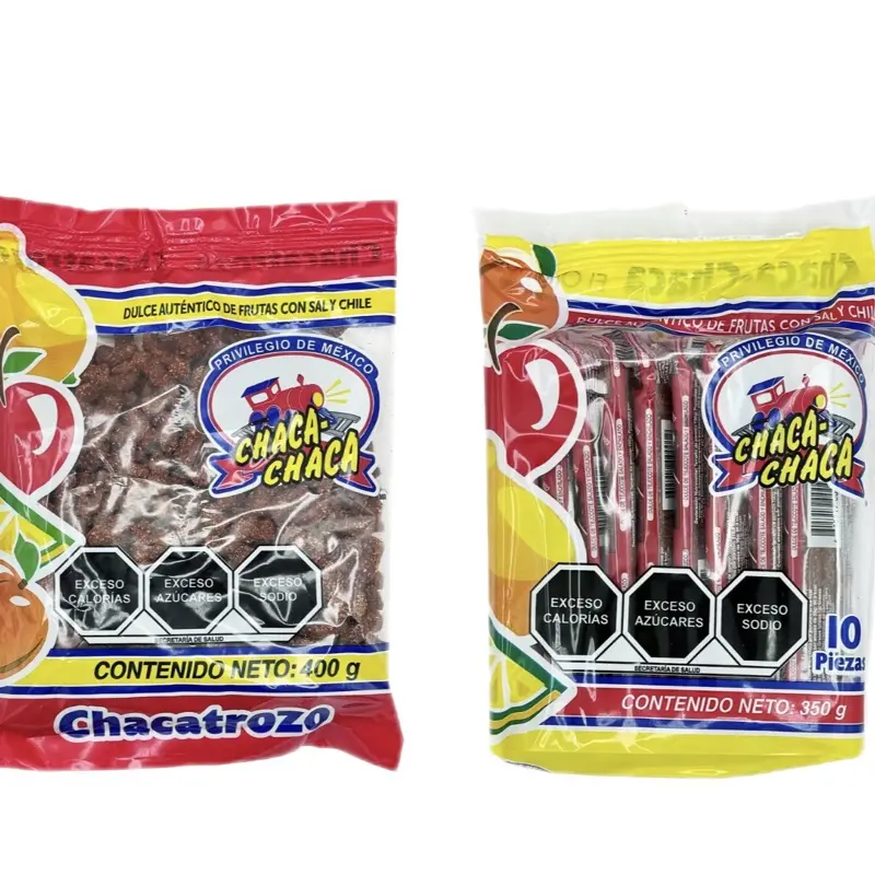 Chaca Chaca Tamarindo 10 pz y Chacatroza 400g Snack Pack Dulce Auténtico de Frutas con Sal y Chile Privilegio de México