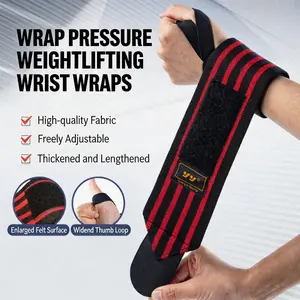 Wrapping Compression Weightlifting Wrist Support for Strength Training Fitness Bench Press