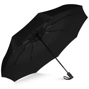Rain-Mate Compact Travel Umbrella - Pocket Portable Folding Windproof Mini Umbrella - Auto Open and Close Button and 9 Rib Reinforced Canopy