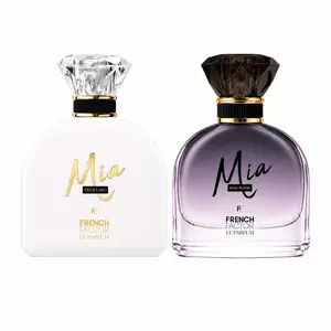 2 Bottle Perfume French Factor Mia Profumo & Musc Bloom Women's Perfume, EDP | 3.4 Fl.oz