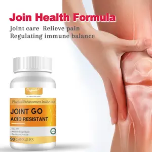 Royavita Triple-Strength Joint Health Supplement with Glucosamine Peptide, Probiotic Powder, Streptococcus thermophilus Powder, and Bacillus coagulans - 90 Capsules - 2