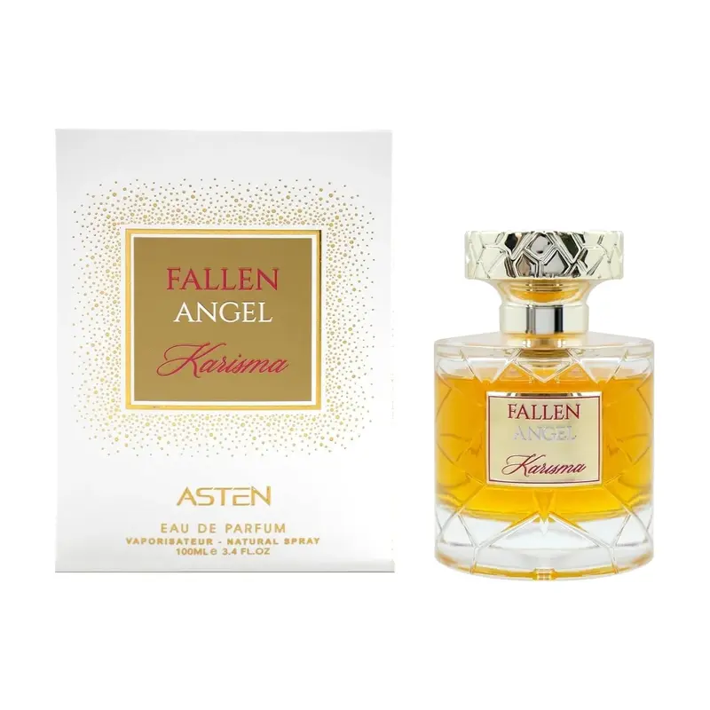 Asten Fallen Angel Perfume - Celestial Elegance with Cognac Cinnamon Tokan Beans Oak Praline Vanilla & Sandalwood Notes 100ML EDP