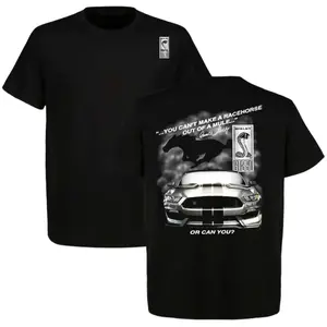 Shelby American GT350 Style Muscle Car T-Shirt, Performance Racing Graphic Tee, Cotton Streetwear for Ford Fans