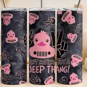 20 oz Jeep Life Insulated Tumbler, Durable Stainless Steel Travel Cup for Jeep Enthusiasts