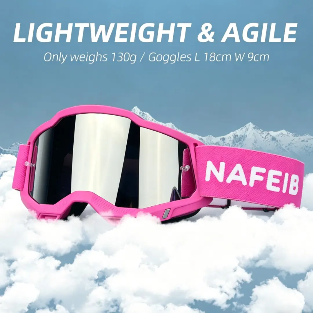 Off-Road Motorcycle & Mountain Biking Goggles, Motocross Gear, Dirtbike Gear, Essential Gear for Skiing, Bike Racing, Off-Road Sports, Perfect Valentine's Gift