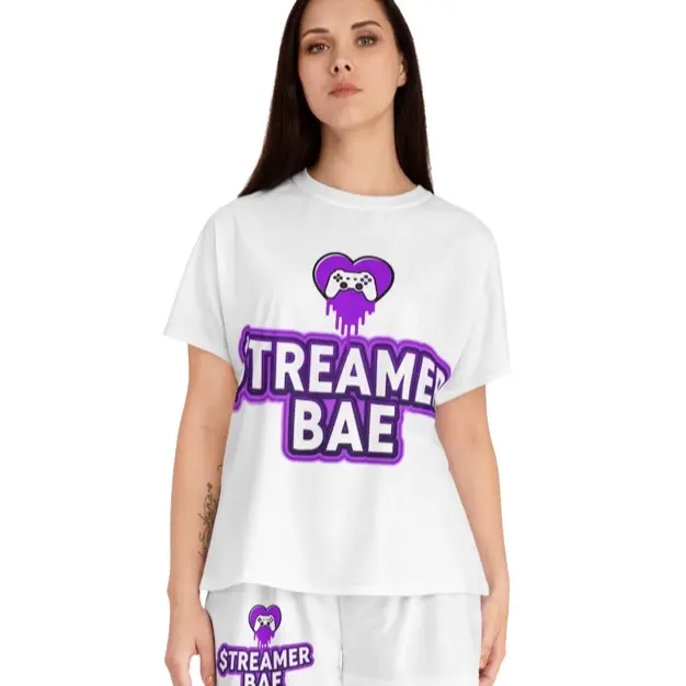 Streamer Bae Gamer Girl Outfit | Cozy Loungewear Set for Twitch TikTok & Gaming Breathable