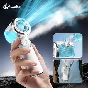 Handheld Mist Fan 3600mAh Portable Rechargeable Cooling Fan with Water Spray, Personal Mini Fan for Face, Travel Beach Camping Outdoor Office Summer Fan