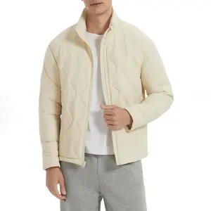 Orolay Men's Lightweight Quilted Bomber Jackets Full Zip Winter Down Coat Water Repellent Casual Outerwear Menswear