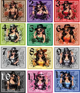 Bandanas zodiac signs (black t-shirts) cute shirts Top Womenswear