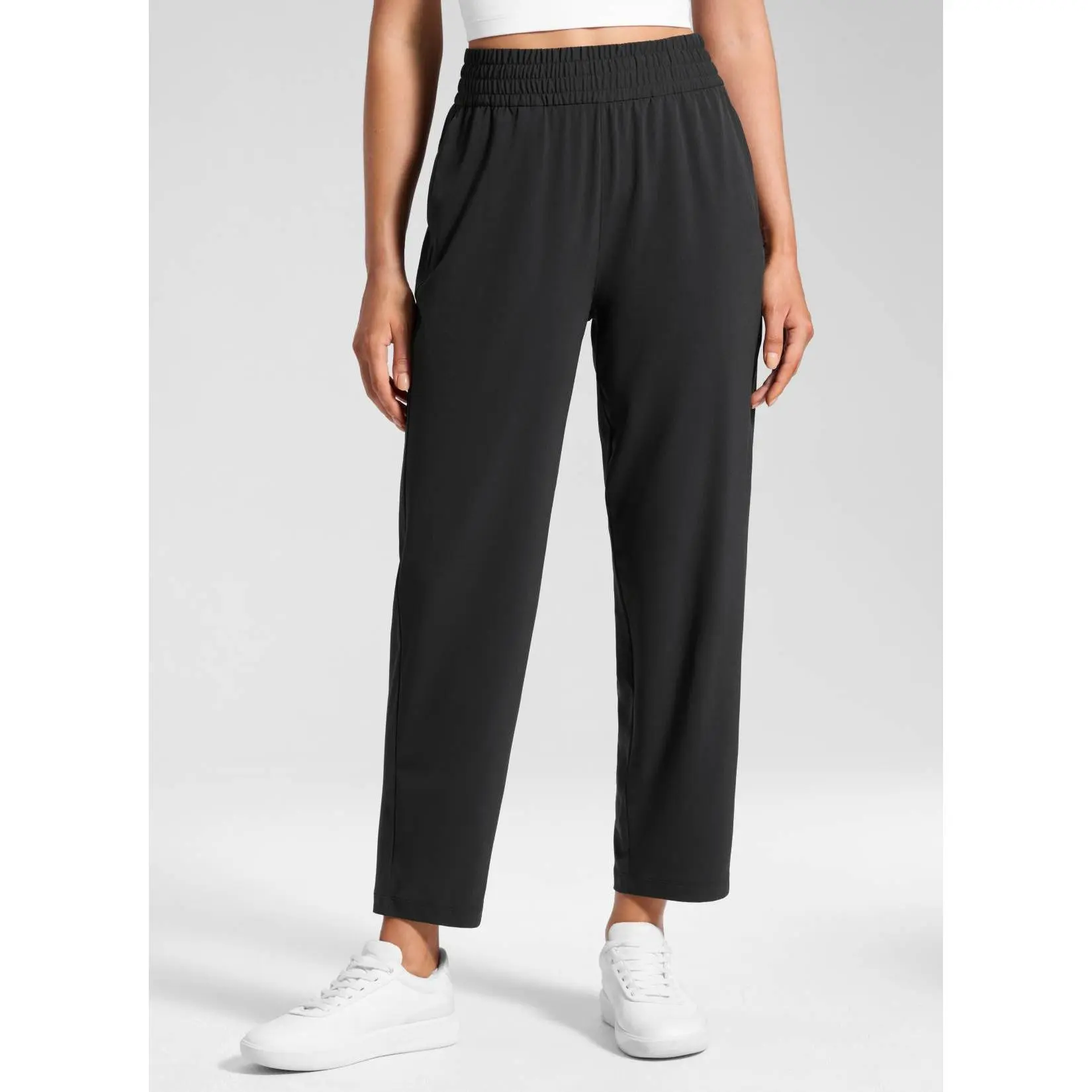 CRZ YOGA Feathery-Fit Drapey Tapered Ankle Pant 27"