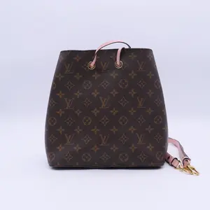Pre-owned Louis Vuitton Canvas Shoulder Bags Monogram Neonoe MM Rose Poudre B21170
