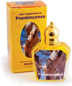Frankincense Holy Land Anointing Oil from Israel, 1/2 oz Roller Bottle from Jerusalem