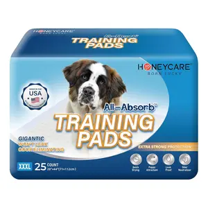 HONEYCARE :  All-Absorb Gigantic Dog and Puppy Training Pads, Incontinence Training Pads, Pee Pads