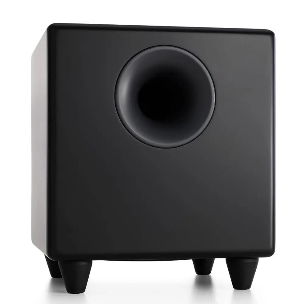 Audioengine S8 8 Inch 250W Down Firing Powered Subwoofer for PC and Home Theater with Wireless Ready and Sleep Mode