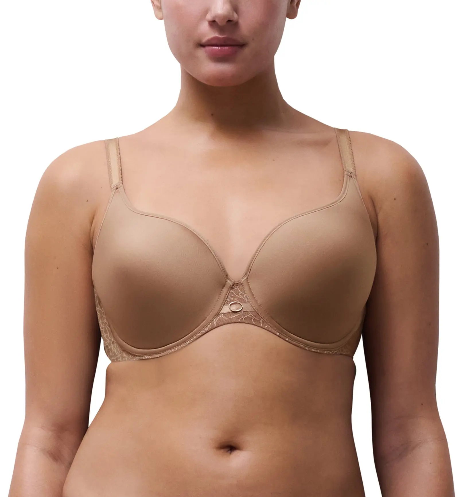 Chantelle Belle Sexy Solution Plunge Underwire Bra (C10INE) - Coffee Latte