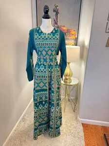 Shahad Thobe - Women’s Embroidered Dress, Perfect for Eid Dress, Ramadan, Gifts for Her, Abaya, Eid Dresses 1997