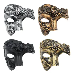 Masquerade Mask for Men Phantom Of The Opera Half Face Venetian Costume Masks