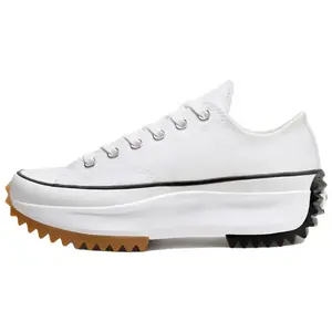 Men's Converse Run Star Hike Low Sneakers, White Sports Footwear for Men