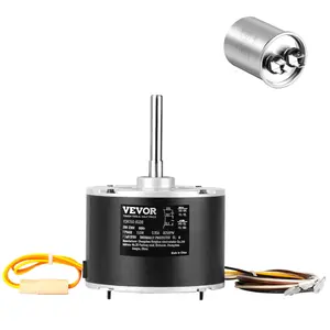 fathersdaygift VEVOR Condenser Fan Motor 5KCP39GFS166S, 3S003, 1/5 HP 208-230V, 825RPM, OEM Standard Upgraded Replacement Condenser Motor Reversible Rotating, Explosion-proof CBB65 7.5F/370V Capacitor