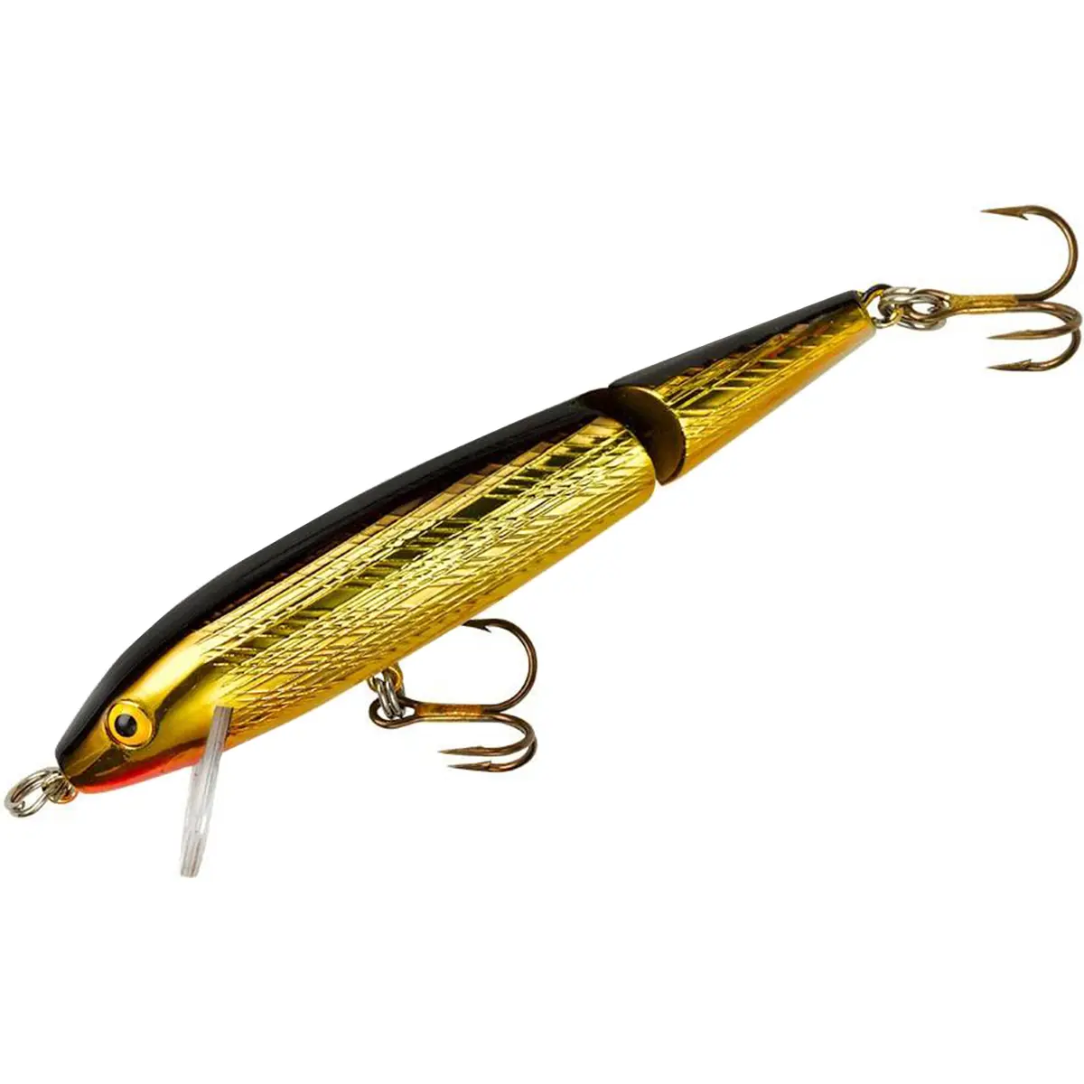 Rebel Jointed Minnow Artificial Fishing Lure for Bass Anglers, 3 1/2 in, 5/16 oz, Slowly Reeled and Erratic Action That Produces Strikes, #6 Hooks, Lures, Steady Pace, Jointed Action, Twitched Erratically, 3 1/2 Inches