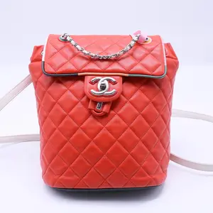 Pre-owned CHANEL lambskin Backpacks Cuba Urban Spirit Backpack Quilted Small Twins LDJ4224