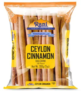 Rani Ceylon Cinnamon Sticks 7oz (200g) ~ 20-24 Sticks 5 Inches in Length, True Ceylon Cinnamon (Not Cassia) ~ All Natural | Vegan | No Colors | Gluten Friendly | NON-GMO | Indian Origin