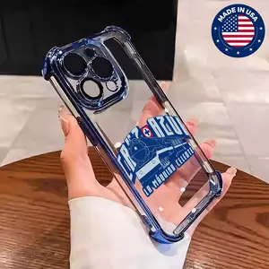 Cruz Azul 'La Máquina Celeste' Clear Aesthetic Design Pattern Casing For iphone 16 15 14 13 12 Plus Pro Max Flaunt Mobile Phone Case Soft Silicon TPU anti-drop Drop Protection Shockproof Protector Vintage unique Fashion Trend Anti-scratch Smartphone Cover