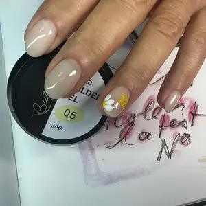 YVG Butterfly Nails Builder Gel #5 for Professional Manicure and Nail Art Enhancements