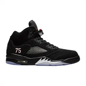 Men's Retro High Top Basketball Shoes Black Suede Air Cushion Sneakers Breathable Mesh Shark Tooth Midsole Ice Outsole Non-Slip Shock Absorbing Athletic Trainers Classic Streetwear Casual Shoes for Men