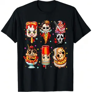 Horror Movie Summer Popsicle Halloween Ice Cream Summerween TShirt Perfect Valentine’s Day Gift