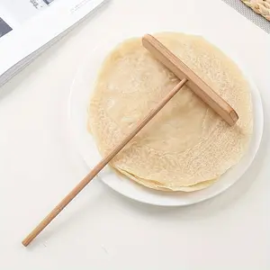 1pc Pancake rake Bamboo dragonfly scraper Pancake tool Pancake push shovel bamboo rake Kitchen baking supplies Small tools