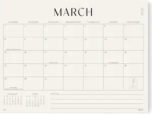 Jotsome Magnetic Calendar for Refrigerator 2026-2027, Monthly Fridge Calendar From Now to June 2027 14x10.5 inch, Easy Planning, Gift for the Holidays (Horizontal)