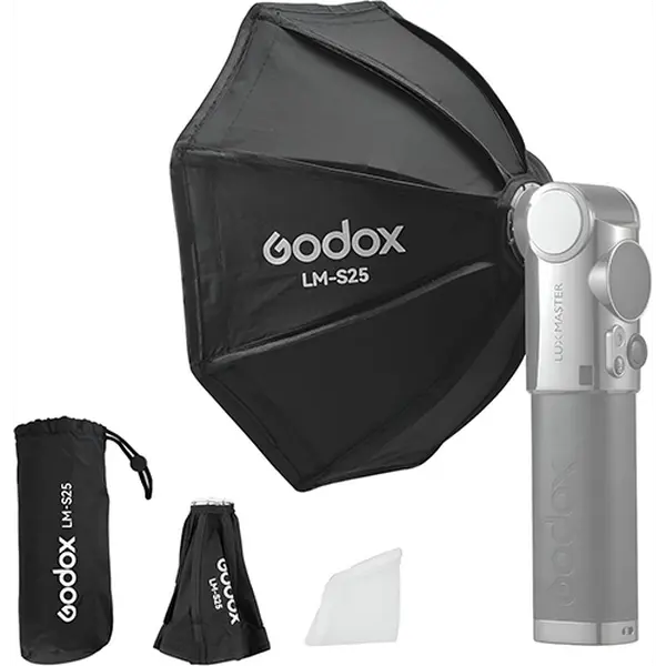 GODOX LM-S25 Octa Softbox for Godox Lux Master Retro Camera Flash