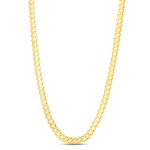14K 8mm 22In High Polish Modern Lite Edge Chain