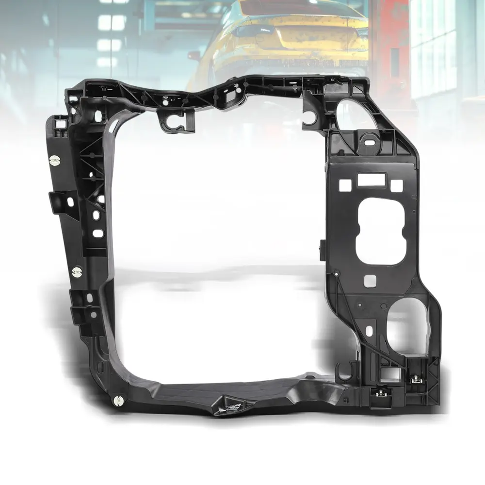 MOTOR GPLUS Left Intermediate Radiator Support Core Bracket Replacement for Porsche Macan 2015-2018, OE Standard PP Plastic Part 95b805295, Lightweight Rigid, Advanced Technology, Withstands Engine Bay Temp Changes, Daily Vibration Without Deforming, Ligh