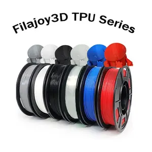 Large Capacity Six-Color Tpu Flexible Filament Set, 1.75mm 250g X 6 Rolls, Fast Printing Material, Multicolor Combo, Creative Components & Kids Toys