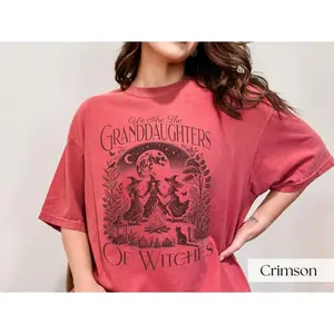 We Are the Granddaughters of the Witches, Witch Shirt, Mystic Shirt, Salem Shirt, Spooky Season, Whimsigoth Halloween Tshirt