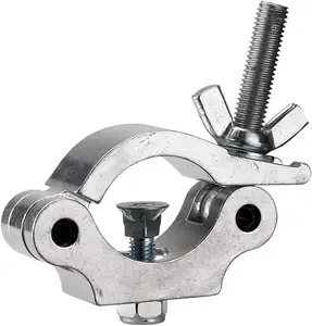 Clamps for Lights Stage Lighting Accessories 2pack Quick Release Truss Clamp 40mm-52mm Half Coupler Mounting Bracket Stage Light Clamp