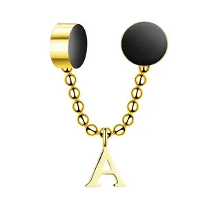 OIDEA Magnetic Faux Nose Ring Earring 316L Stainless Steel Letter Skull Snowflake Cross Star Moon Non-Piercing Clip-On Body Jewelry