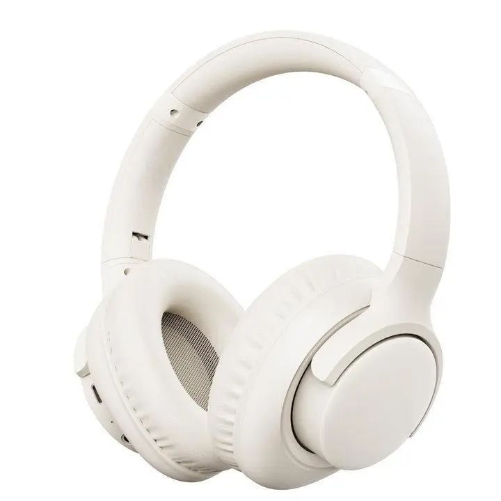 MOKATA Over-Ear Wireless BT Headset - Deep Bass Stereo Sound, 65H Long Playtime, Lightweight Fold Design, Built-In Microphone, Noise Cancellation for Calls & Music, Black