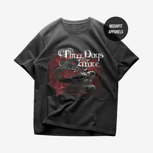 Three Days Grace T-Shirt - Rock Music Shirt - TDG Band - One-X Album - Life Starts Now - Three Days Grace Merch - Unisex Rocker Clothing