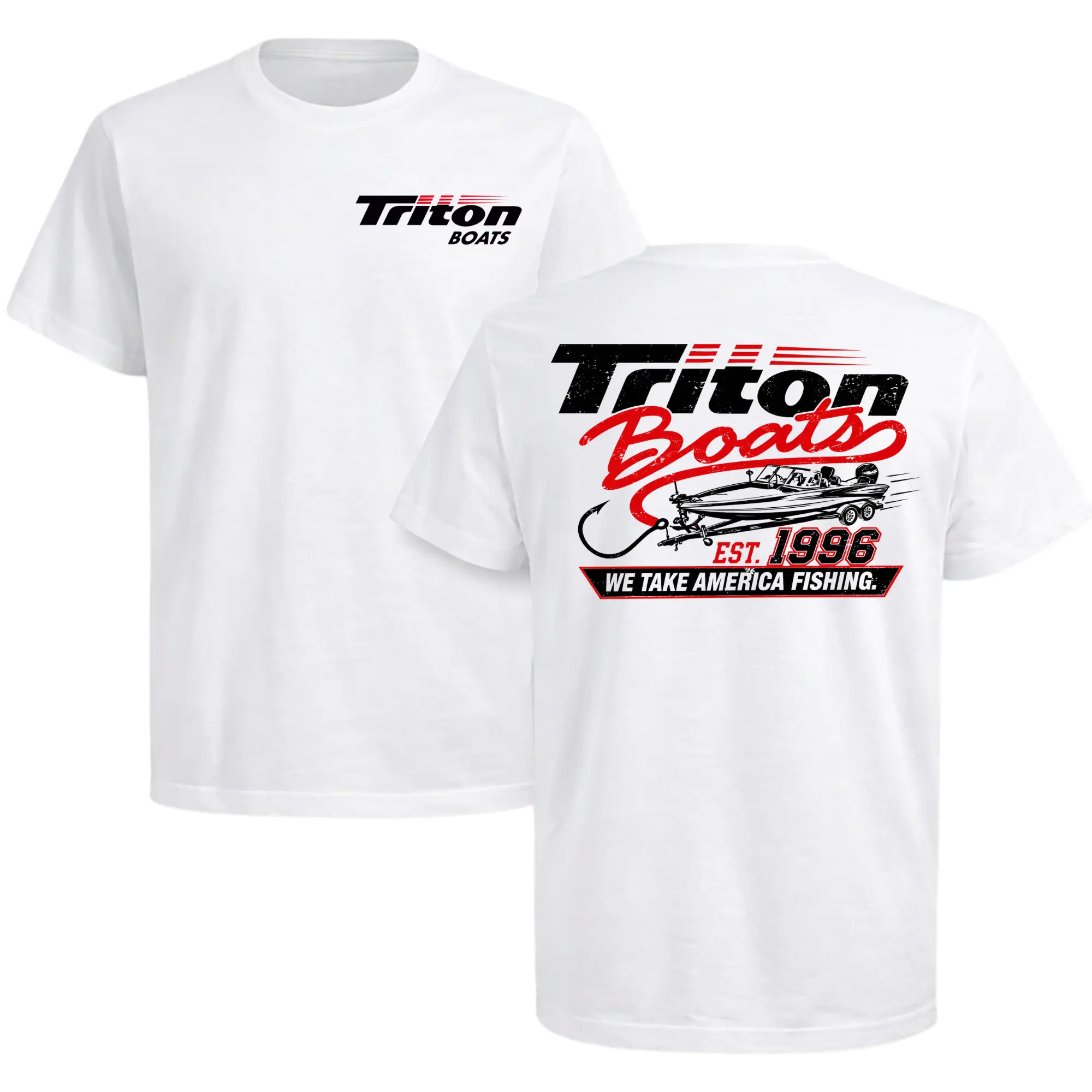 Triton Boats T-Shirt, Bass Fishing Boat Graphic Tee, Fishing Tournament Shirt, Angler Gift for Men