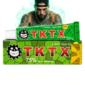 TKTX Tattoo Relief & Repair Cream 75% Stronger Deep Acting, Suitable for Tattoo, Piercing, Eyebrow Tattoo
