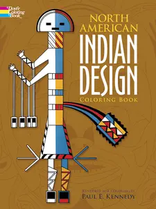 USED-North American Indian Design Coloring Book by Kennedy, Paul (Paperback)